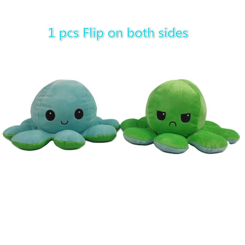 Reversible Plush Octopus Stuffed Toy